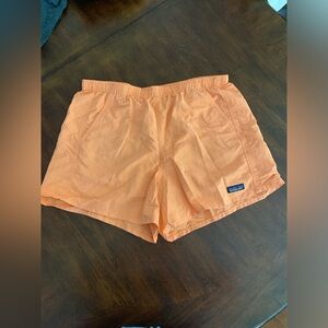 Patagonia Nylon Baggies 5" Shorts Orange Women's Large